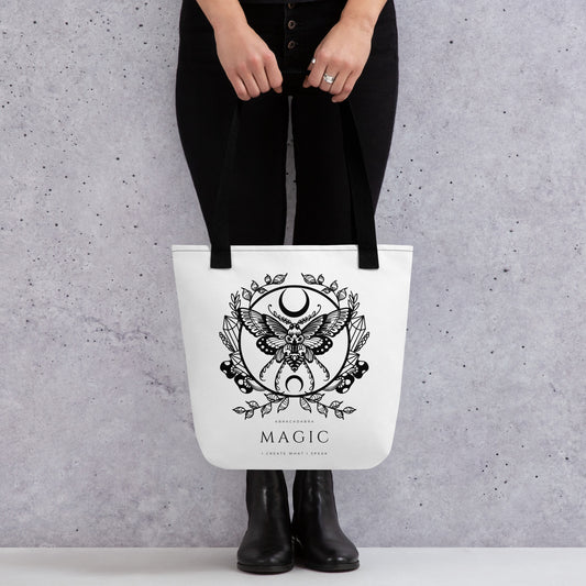 Magic Black and White Tote bag