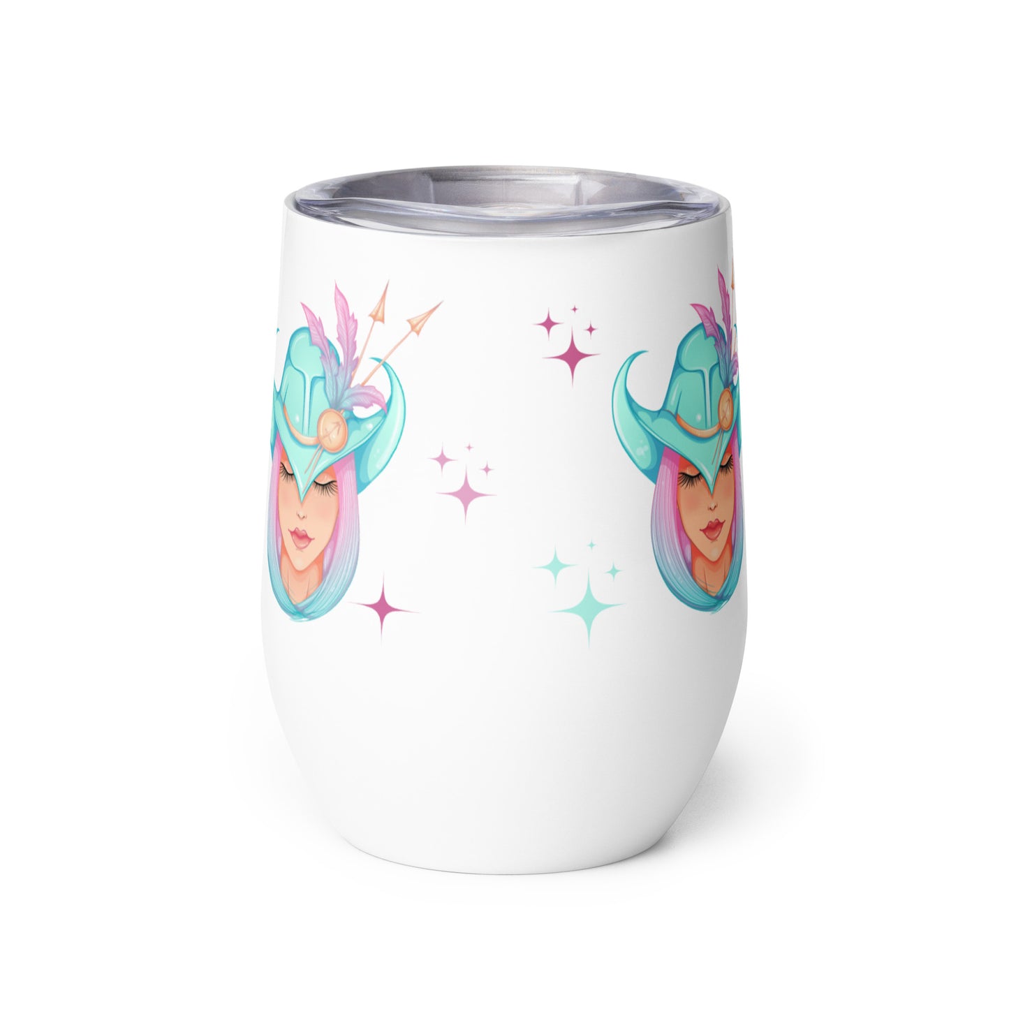 Sagittarius Wine tumbler