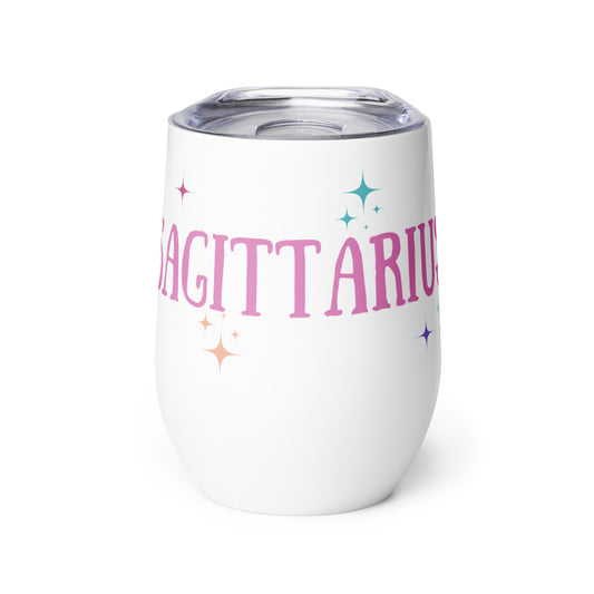 Sagittarius Wine tumbler