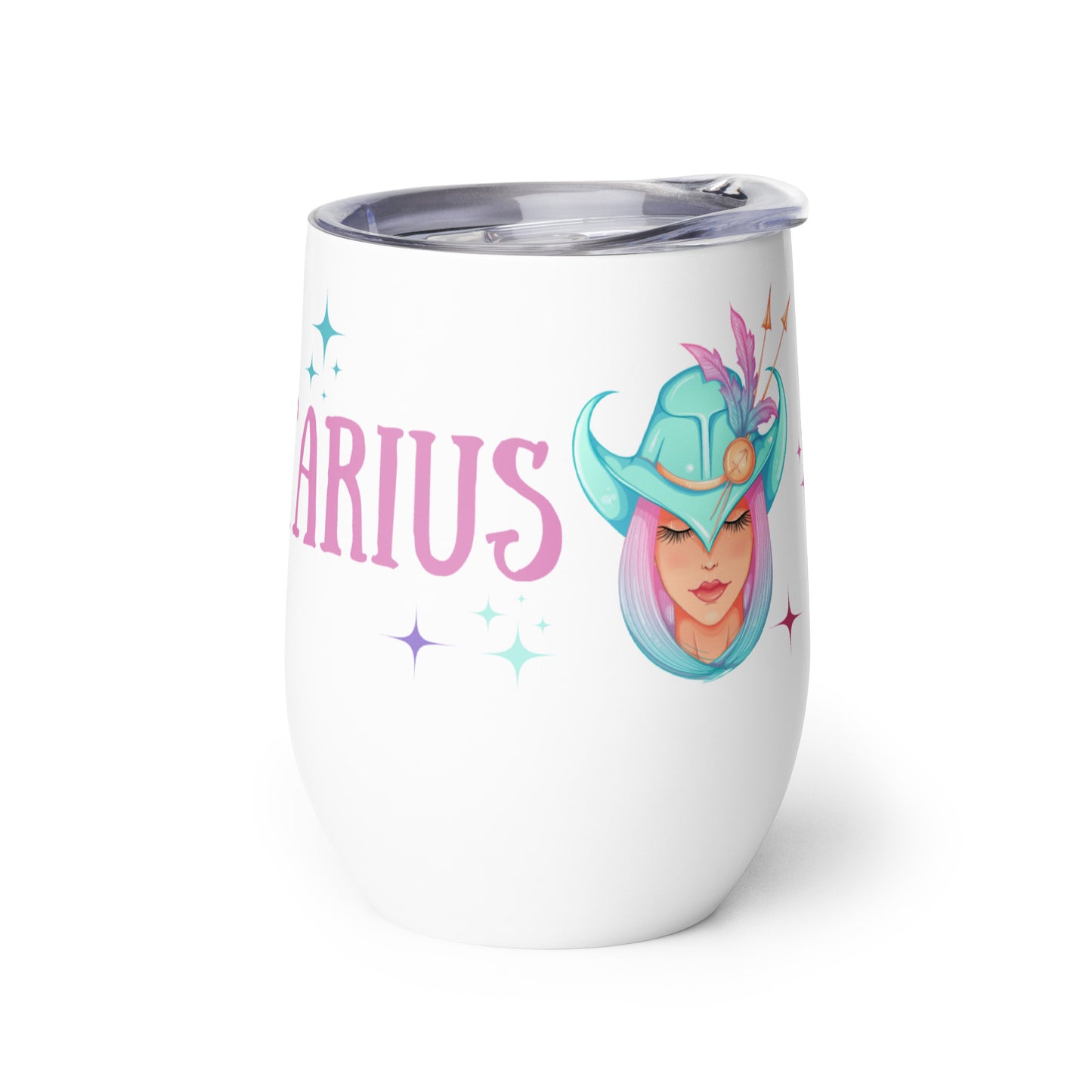 Sagittarius Wine tumbler