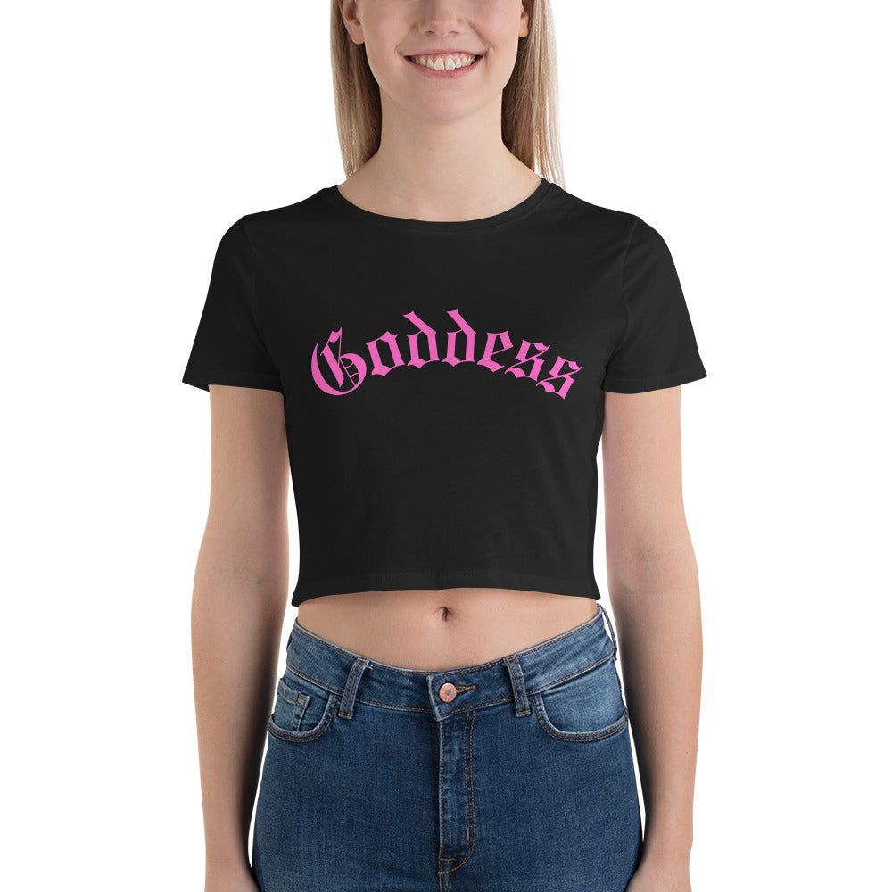 Pink Goddess Women’s Crop Tee