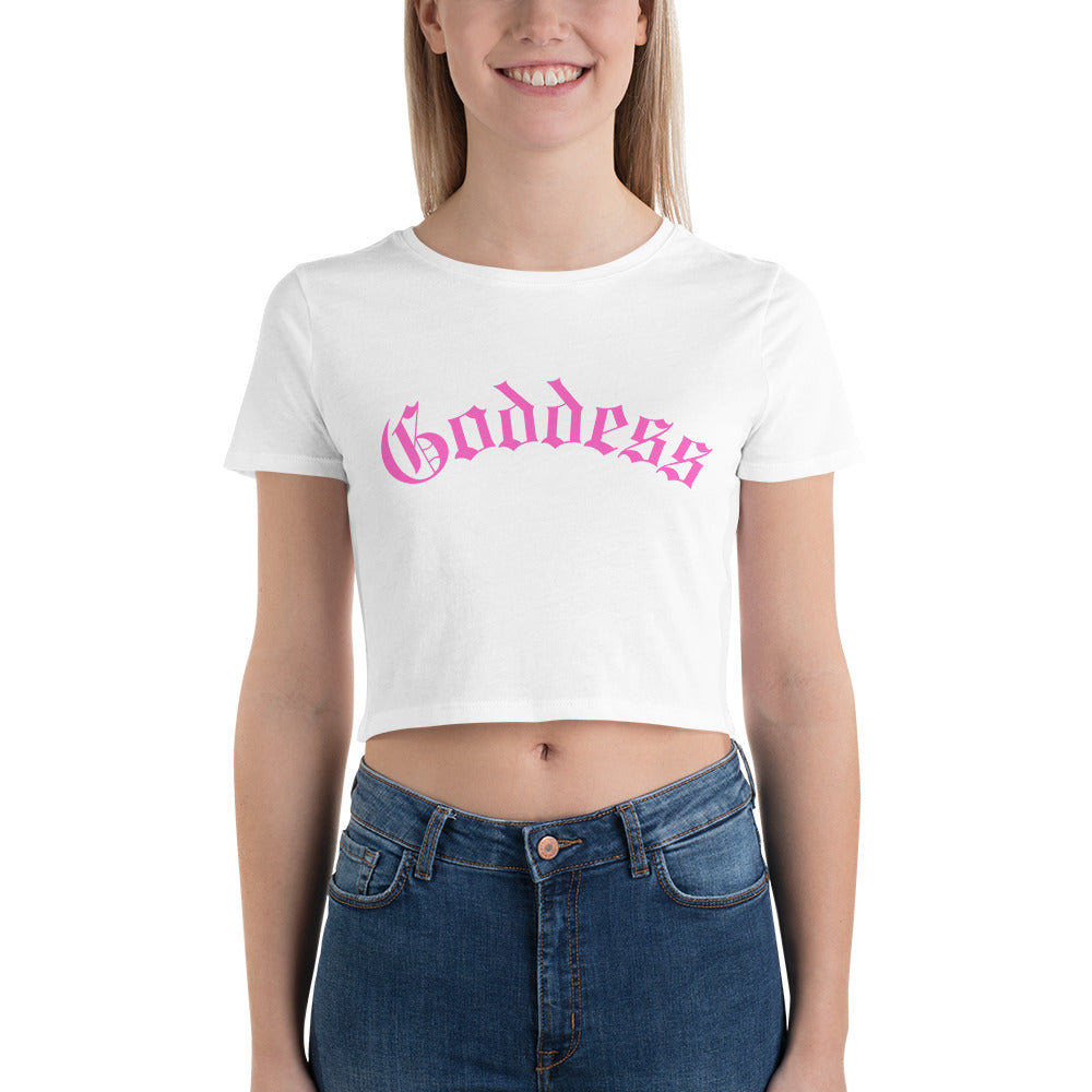 Pink Goddess Women’s Crop Tee