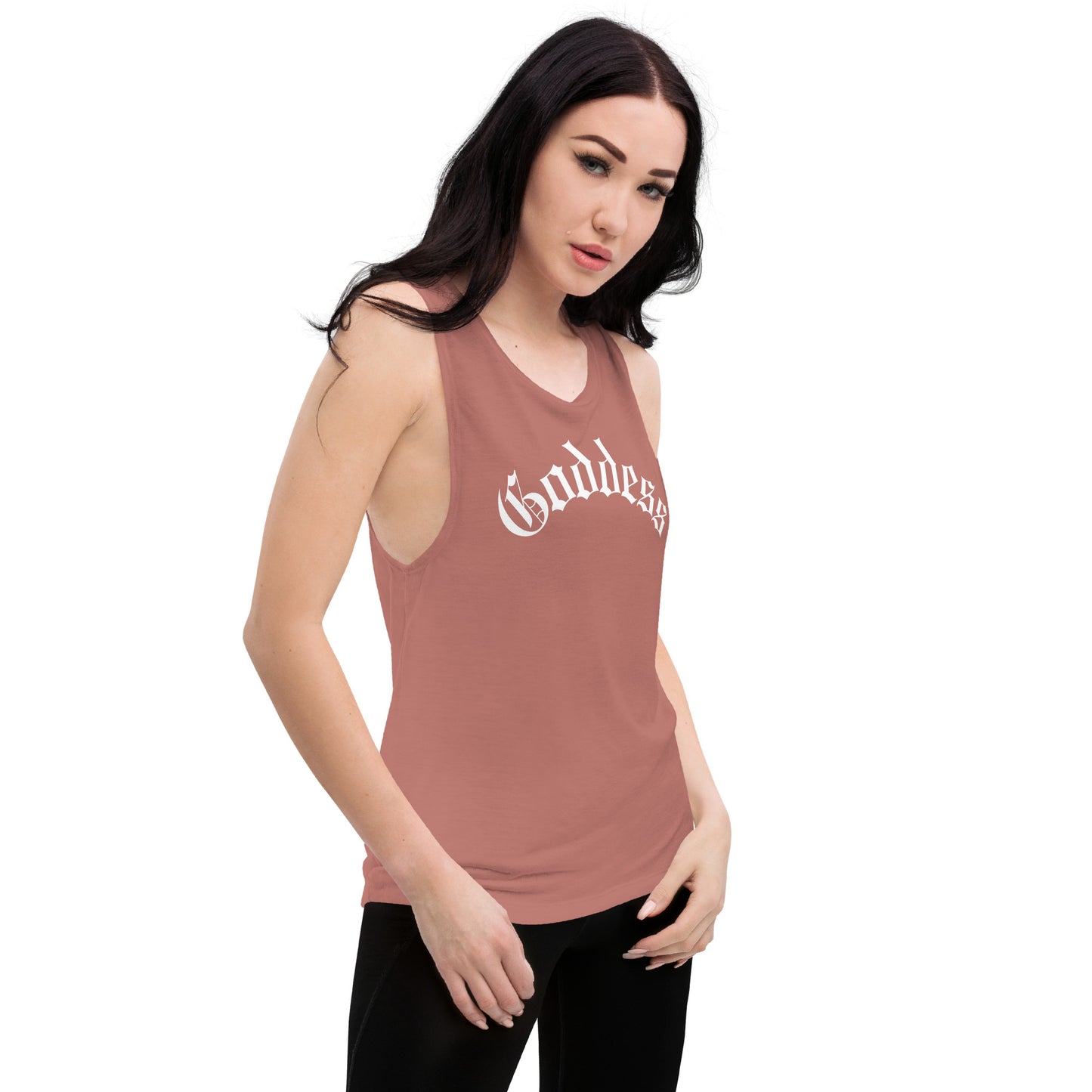 Old English Goddess Ladies’ Muscle Tank