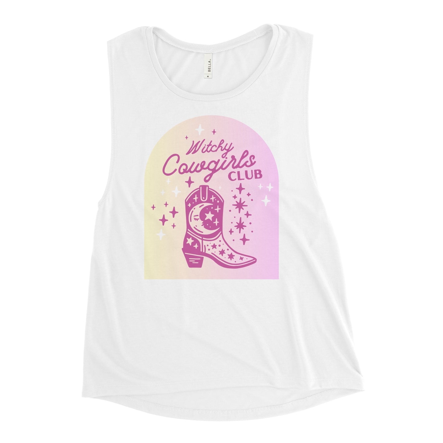 Witchy Cowgirls Club Ladies’ Muscle Tank