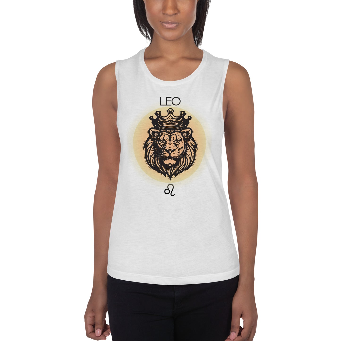 Leo The Lion Ladies’ Muscle Tank