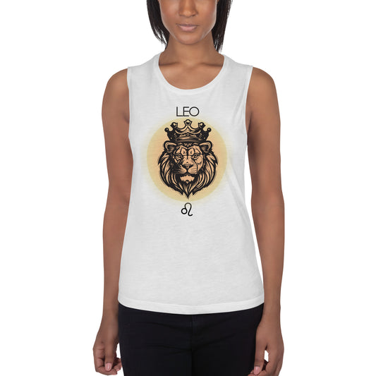 Leo The Lion Ladies’ Muscle Tank