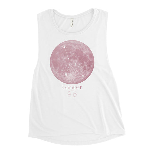 Cancer Pink Moon Ladies’ Muscle Tank