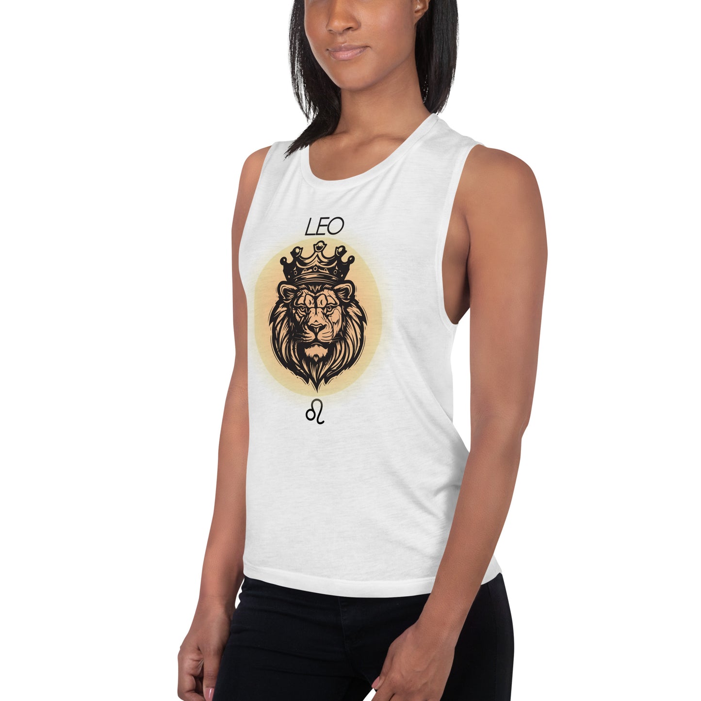 Leo The Lion Ladies’ Muscle Tank