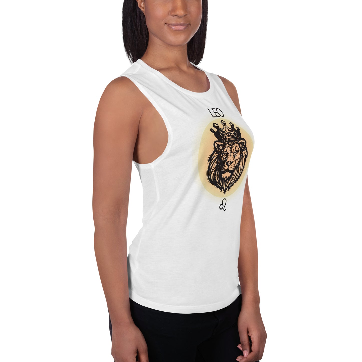 Leo The Lion Ladies’ Muscle Tank