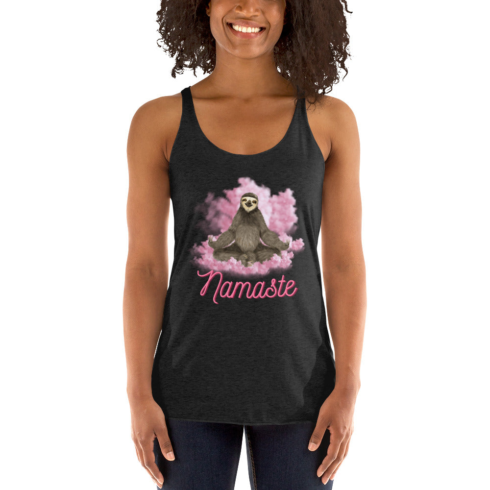 Namaste Sloth Women's Racerback Tank