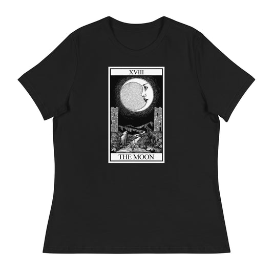 The Moon Tarot Women's Relaxed T-Shirt