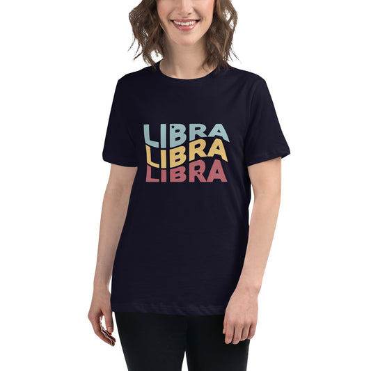 Libra Zodiac Women's Relaxed T-Shirt