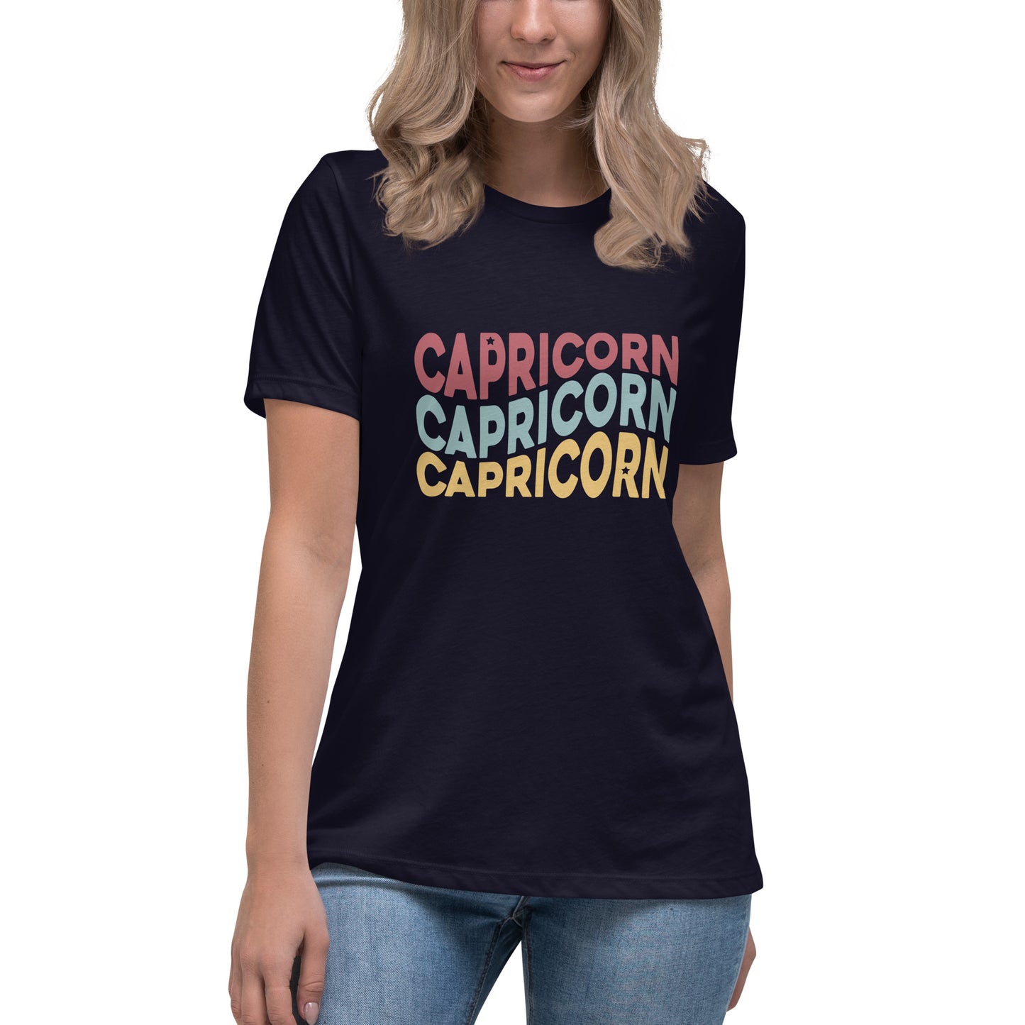 Capricorn Zodiac Women's Relaxed T-Shirt