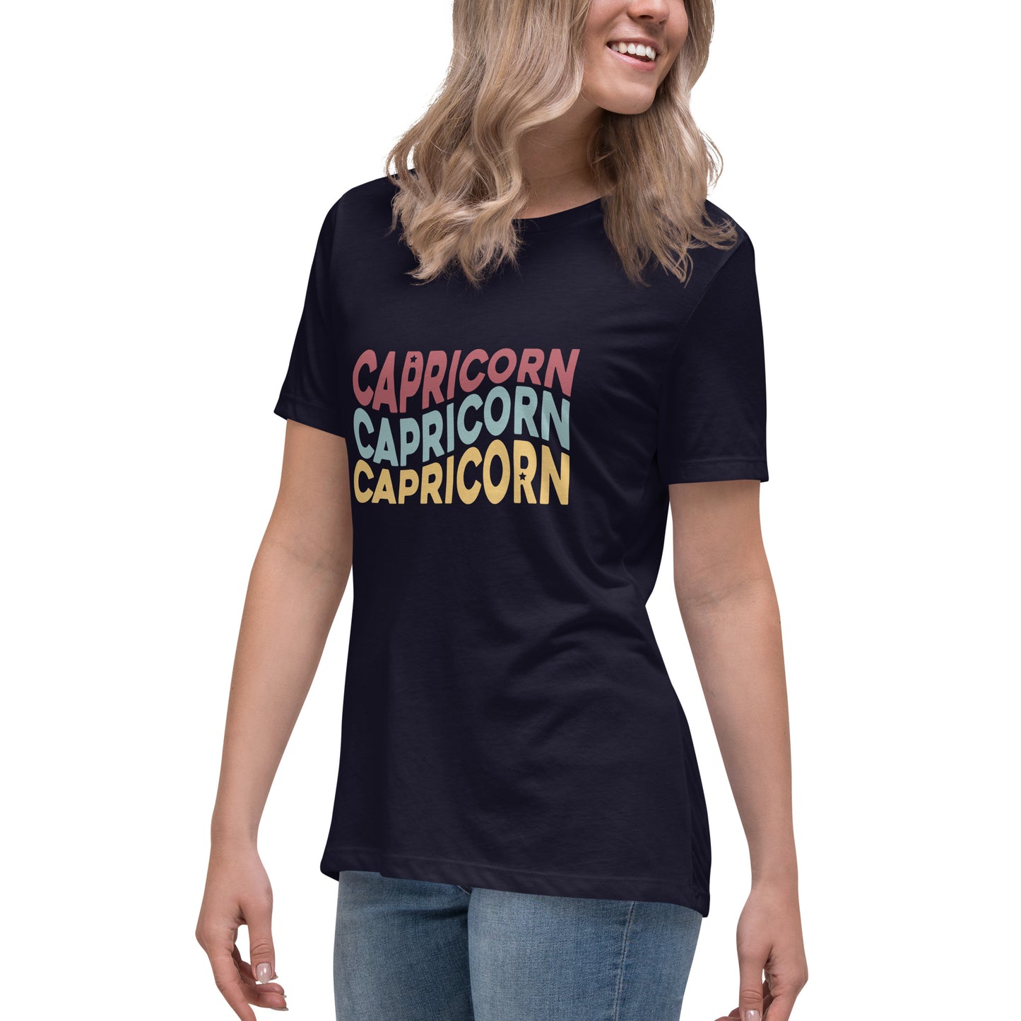 Capricorn Zodiac Women's Relaxed T-Shirt