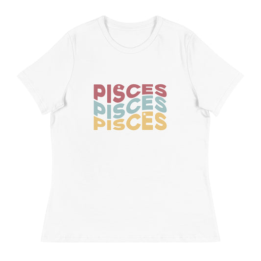 Pisces Zodiac Women's Relaxed T-Shirt